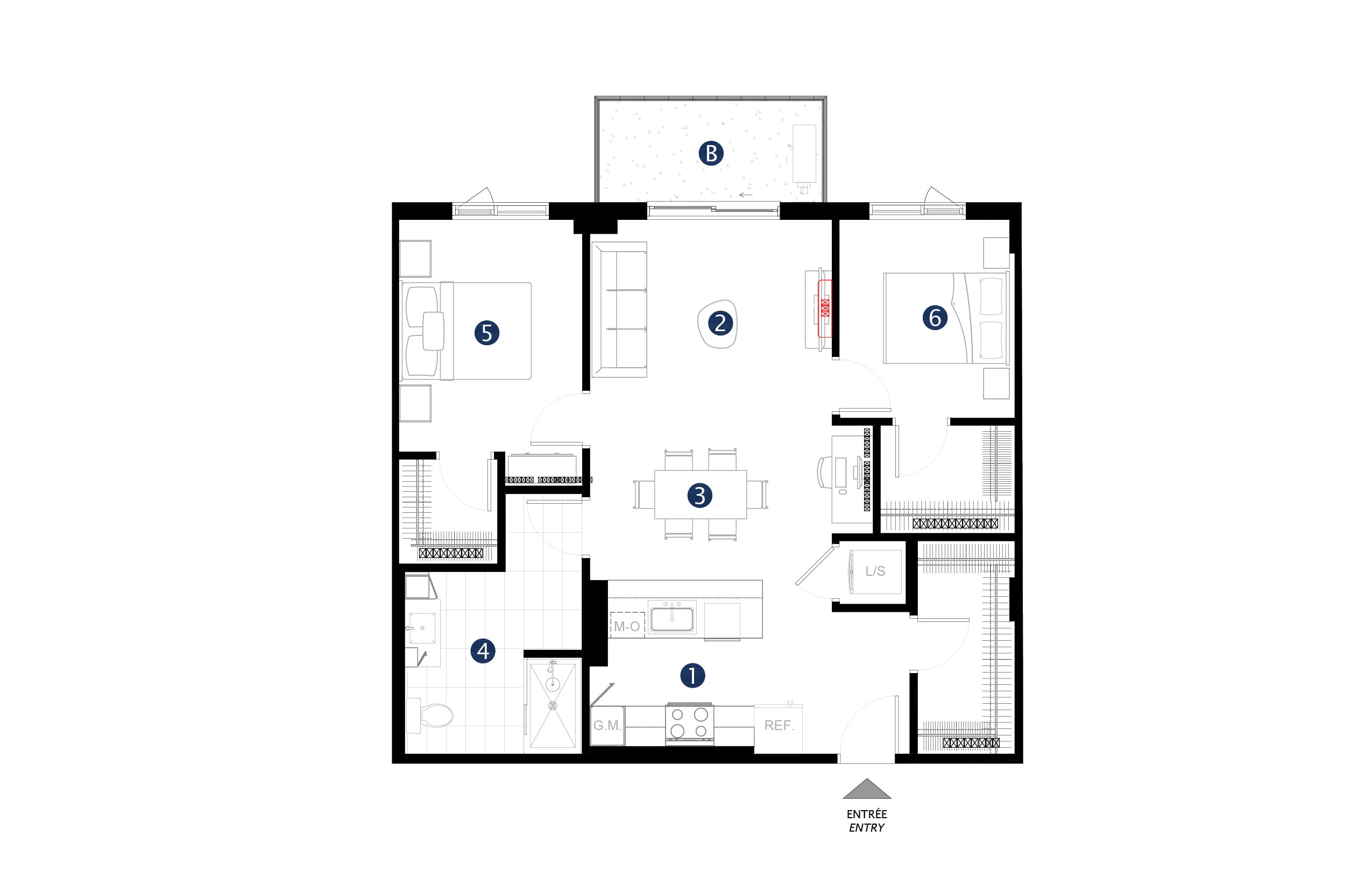 View the plan — Type B1 · Phase 1